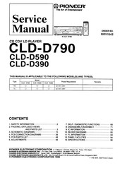 Pioneer CLD- D390 Service Manual