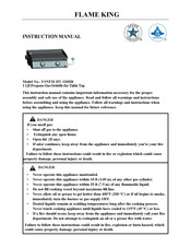 Flame King YSNFM-HT-120DB Instruction Manual