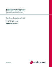 Enterasys SSA-T8028-0652 Hardware Installation Manual