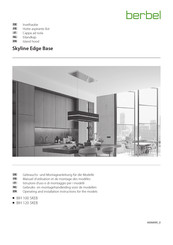 Berbel Skyline Edge Sound Operating And Installation Instructions
