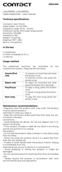 Contact LXAU35M02 User Manual