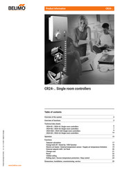 Belimo CR24-B3 Product Information