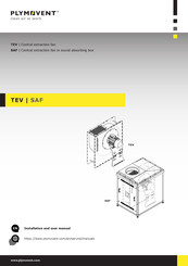 Plymovent SAF Installation And User Manual