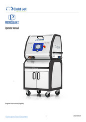 Cold Jet i3 MICROCLEAN 2 Operator's Manual