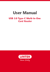 Unitek Y-9324BGY User Manual