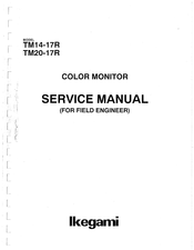 Ikegami TM20-17R Service Manual