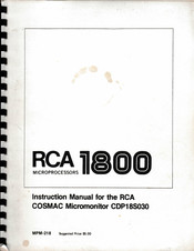 RCA 1800 Instruction Manual