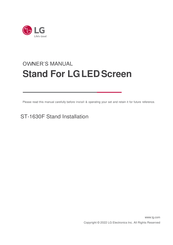LG ST-1630F Owner's Manual