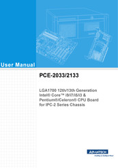 Advantech PCE-2033 Manual