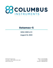 Columbus Instruments Rotamex-5 Manual