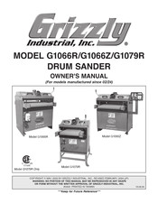 Grizzly G1079R Owner's Manual