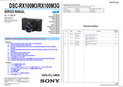 Sony Cyber-shot DSCRX100M3G Service Manual