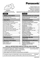 Panasonic NIS200TS - ELECTRIC STEAM IRON Operating Instructions Manual