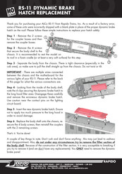 Rapido Trains RS-11 Manual