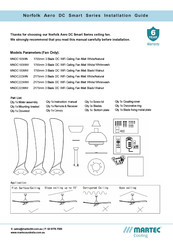 Martec Norfolk Aero DC Smart MNDC223WN Installation Manual