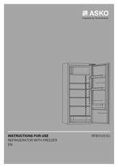 Asko RFB31231EI Instructions For Use Manual