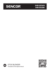 Sencor SHB 6301WH Manual