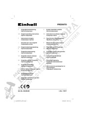 EINHELL PRESSITO 40.204.60 Operating Instructions Manual