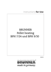 Brunner BPH 7/24 Instructions For Use Manual