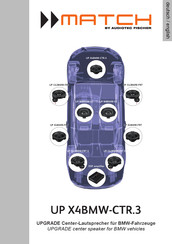 Audiotec Fischer match UP X4BMW-CTR.3 Manual