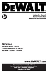DeWalt DCPW1000 Instruction Manual