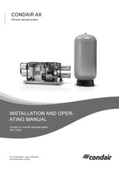 Condair AX 30 Installation And Operating Manual