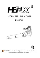 HENX H20CF02 Manual