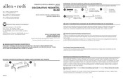 Allen + Roth WSWS-PB1C Manual
