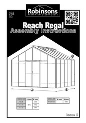 Robinsons Reach REGAL Assembly Instructions Manual