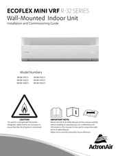 Actronair ECOFLEX MINI VRF Series Installation And Commissioning Manual