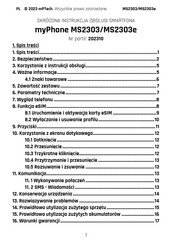 mPTech myPhone MS2303 Quick Start Manual