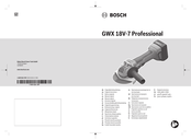 Bosch Professional GWX 18V-7 Original Instructions Manual