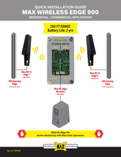 Maximum Controls Wi Edge Kit Quick Installation Manual