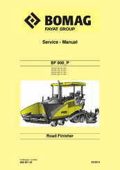 Fayat Group BOMAG BF 800-P Series Service Manual