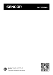 Sencor SWK 2727MB Translation Of The Original Manual