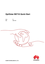 Huawei OptiXstar B671G Quick Start Manual