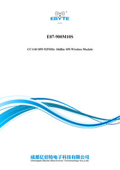 Ebyte E07-900M10S Manual