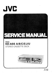 JVC KD-A66 E Service Manual