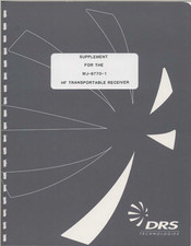 DRS WJ-8770-1 Manual