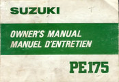 Suzuki PE175 Owner's Manual