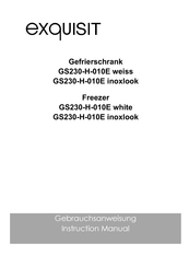 Exquisit GS230-H-010E Instruction Manual