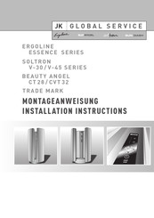 JK Soltron V-30 TANGERINE TOWN SMART POWER 120 Installation Instructions Manual