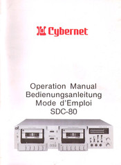 Cybernet SDC-80 Operation Manual