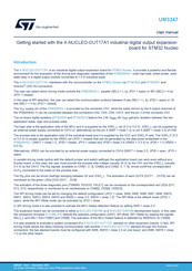 ST X-NUCLEO-OUT17A1 User Manual