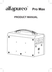 alfapureo Pro Max Product Manual