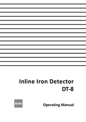 Kett DT-8 Operating Manual