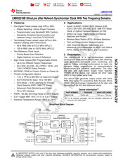 Texas Instruments LMK05318B EVM Manual