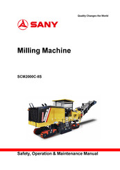 SANY SCM2000C-8S Safety, Operation & Maintenance Manual/Parts List