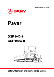 SANY SSP100C-8 Safety, Operation And Maintenance Manual