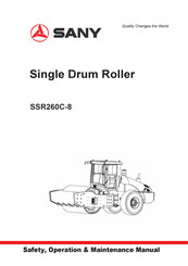 SANY SSR260C-8 Safety, Operation & Maintenance Manual/Parts List
